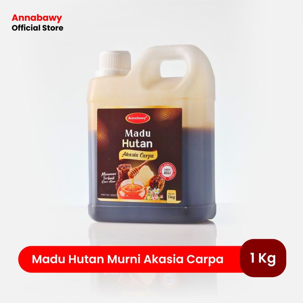 

Madu Asli Hutan Akasia Carpa / Carva 100% Murni Berkualitas 1 Kg Annabawy Raw Honey