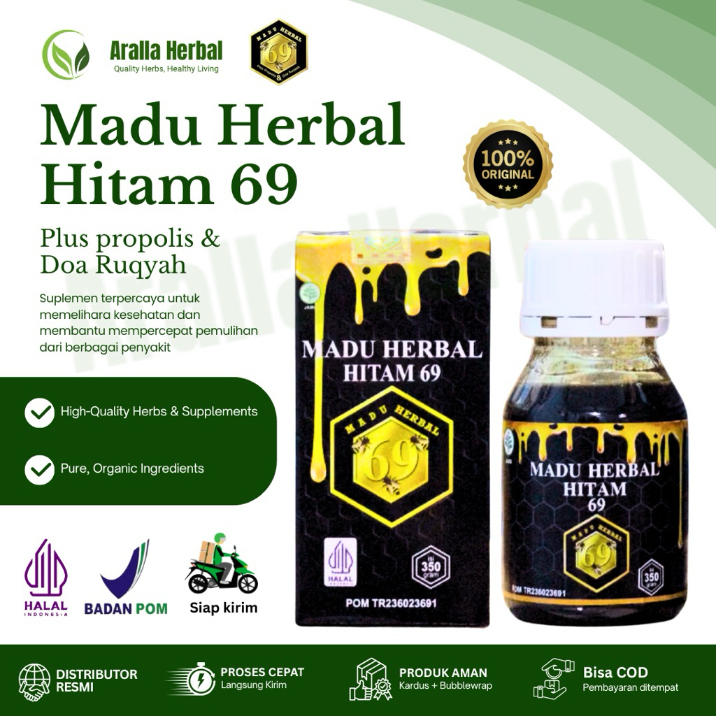 MADU HERBAL HITAM 69 PROPOLIS