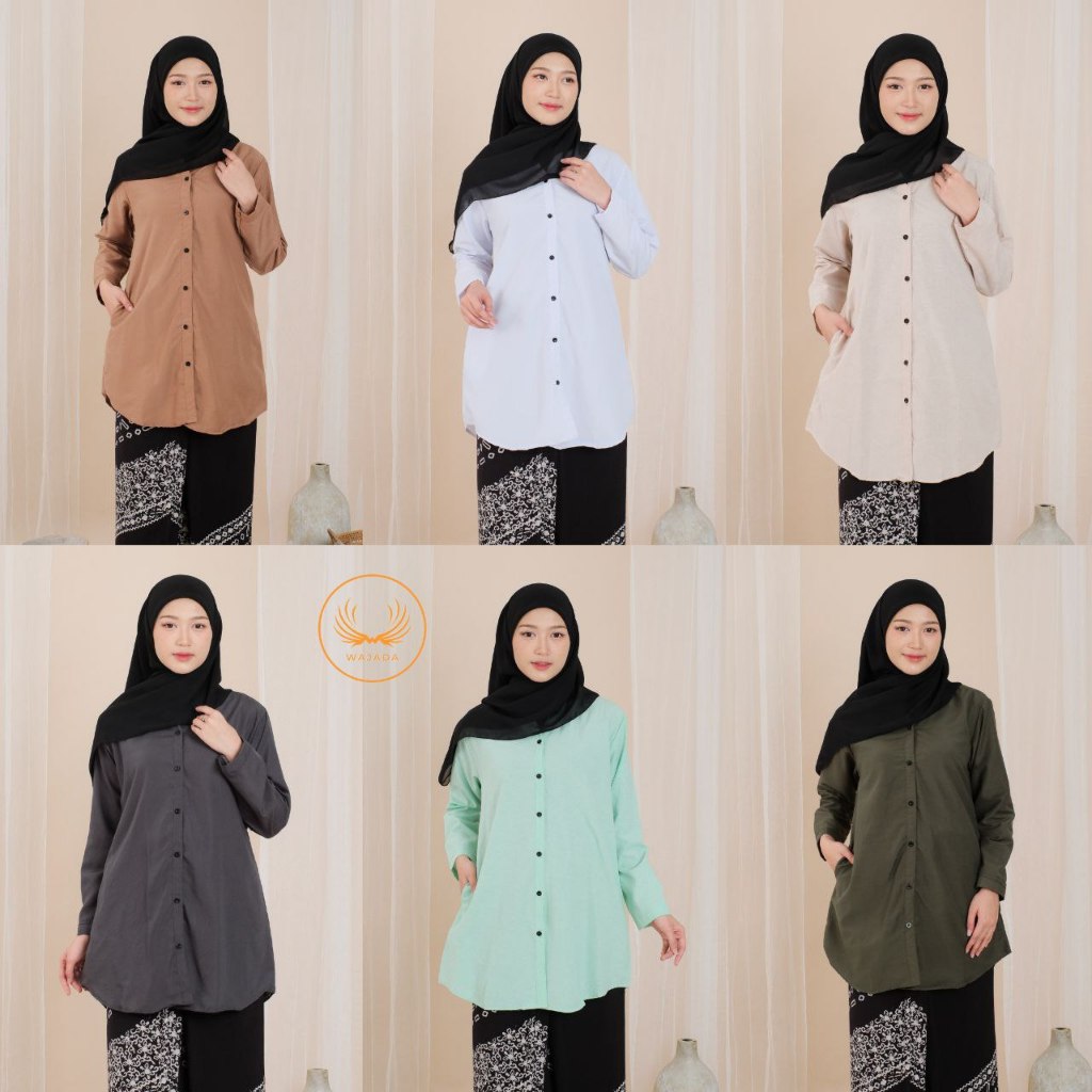 atasan santri putri / tunik wanita / tunik santri / setelan sarung aqil