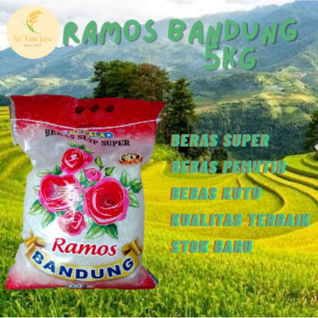 BERAS PREMIUM RAMOS BANDUNG 5KG