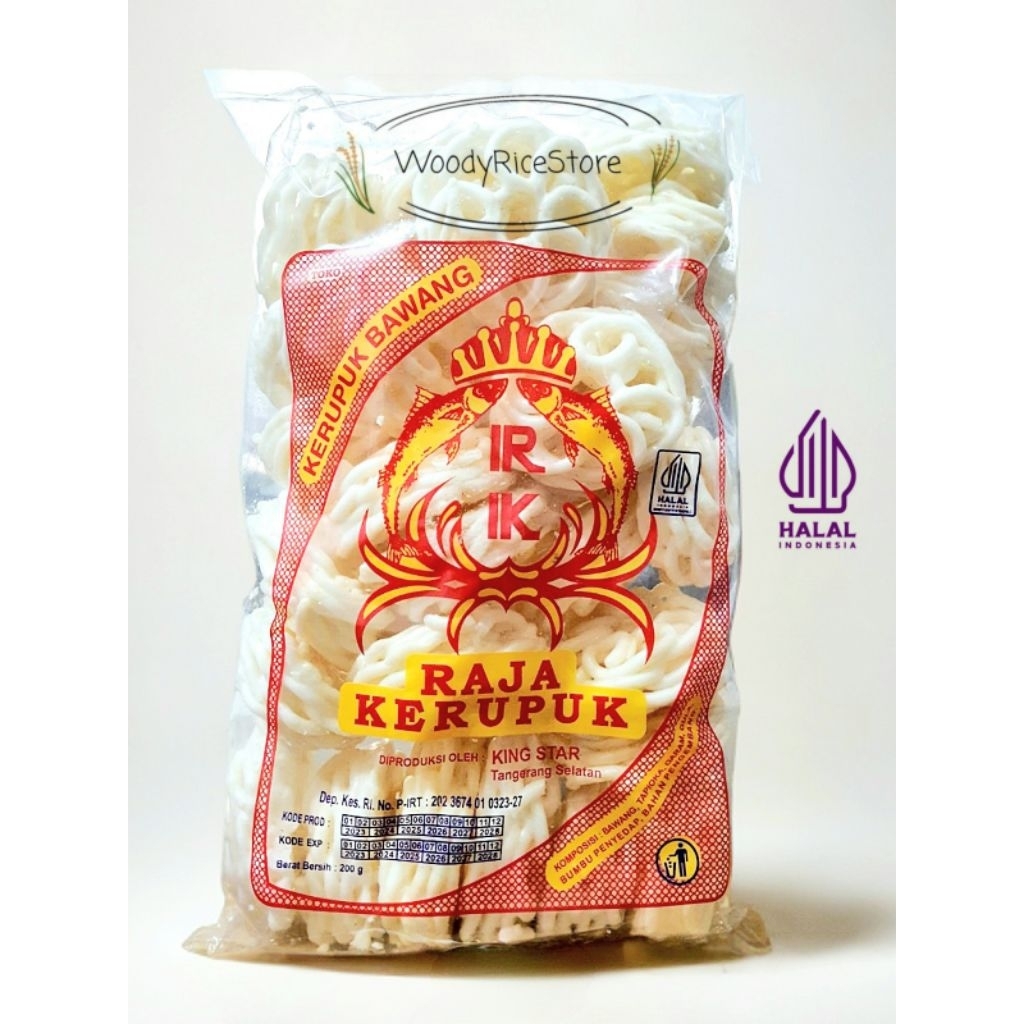 

Kerupuk Bawang RAJA KERUPUK - Isi 30 ORIGINAL dan HALAL