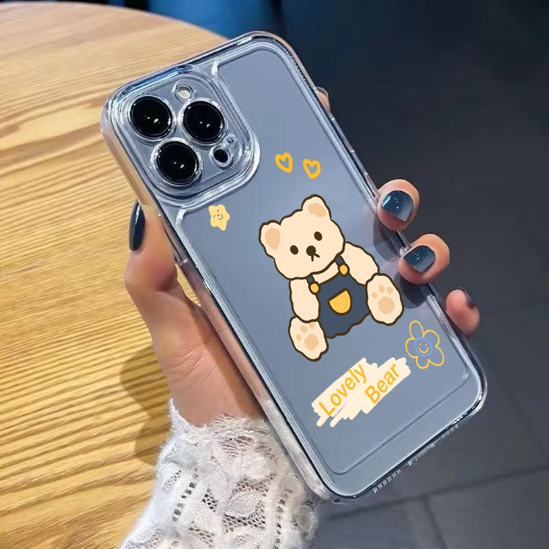 Case Clear Motif - Case Protect Camera For Iphone 16 PROMAX - case bening untuk iphone 16 PROMAX - T