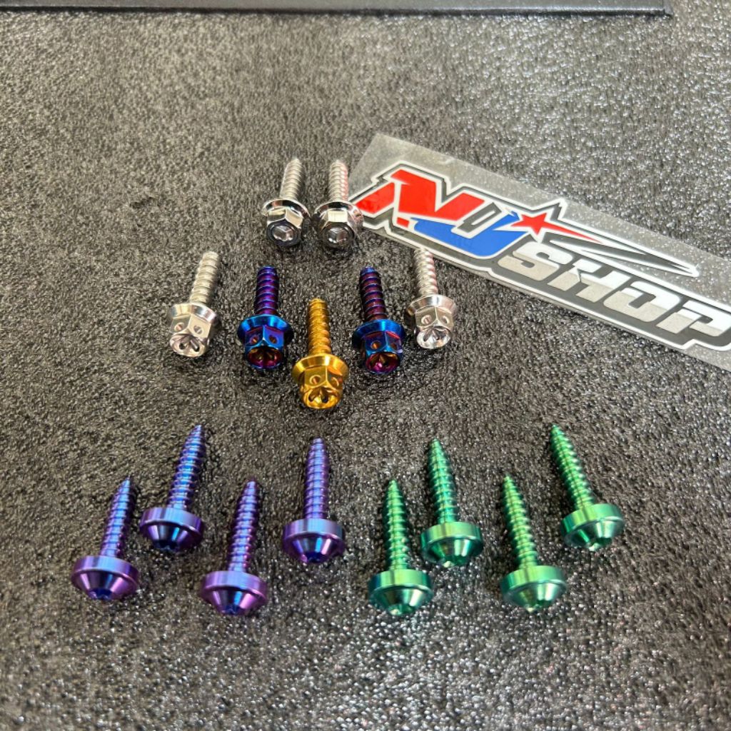 Baut braket box filter beat fi esp stainless 2kunci / flower probolt stainless titanium original ant