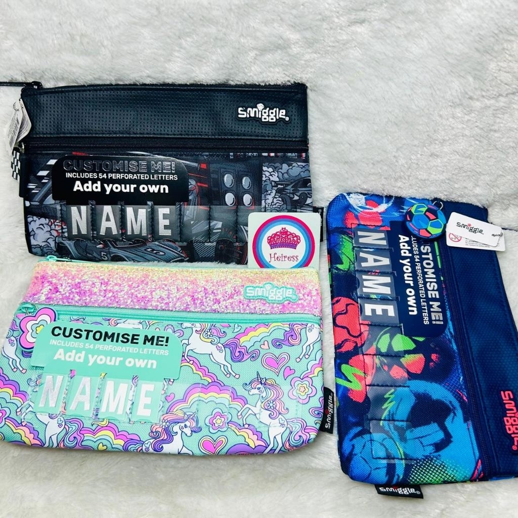 

Tempat pensil smiggle kotak pouch bola unicorn mobil pencil case