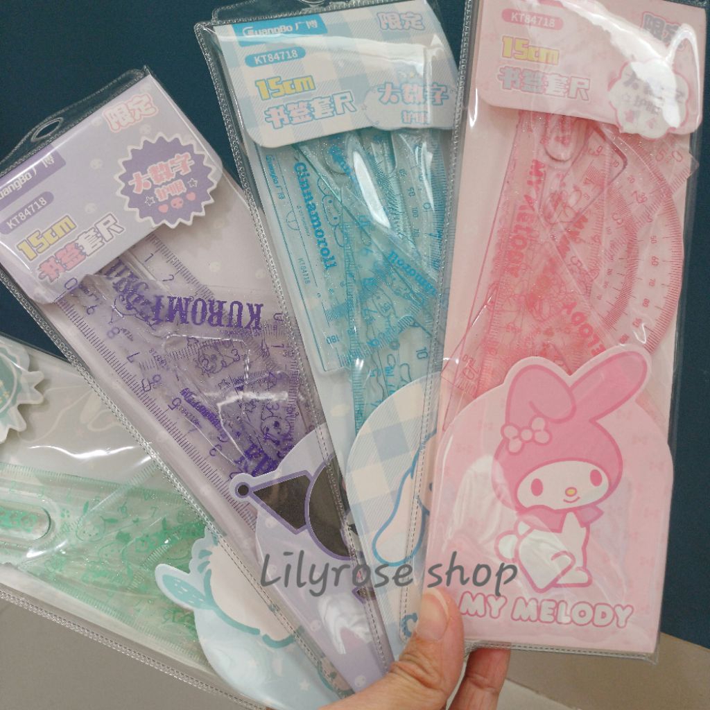 

Set penggaris busur San*** license isi 4 KT84718