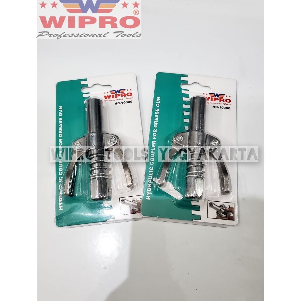 Wipro Hydraulic Coupler For Grease Gun HC-10000 - Alat Aplikasi Stempet Grease Gun / Kepala Grease G
