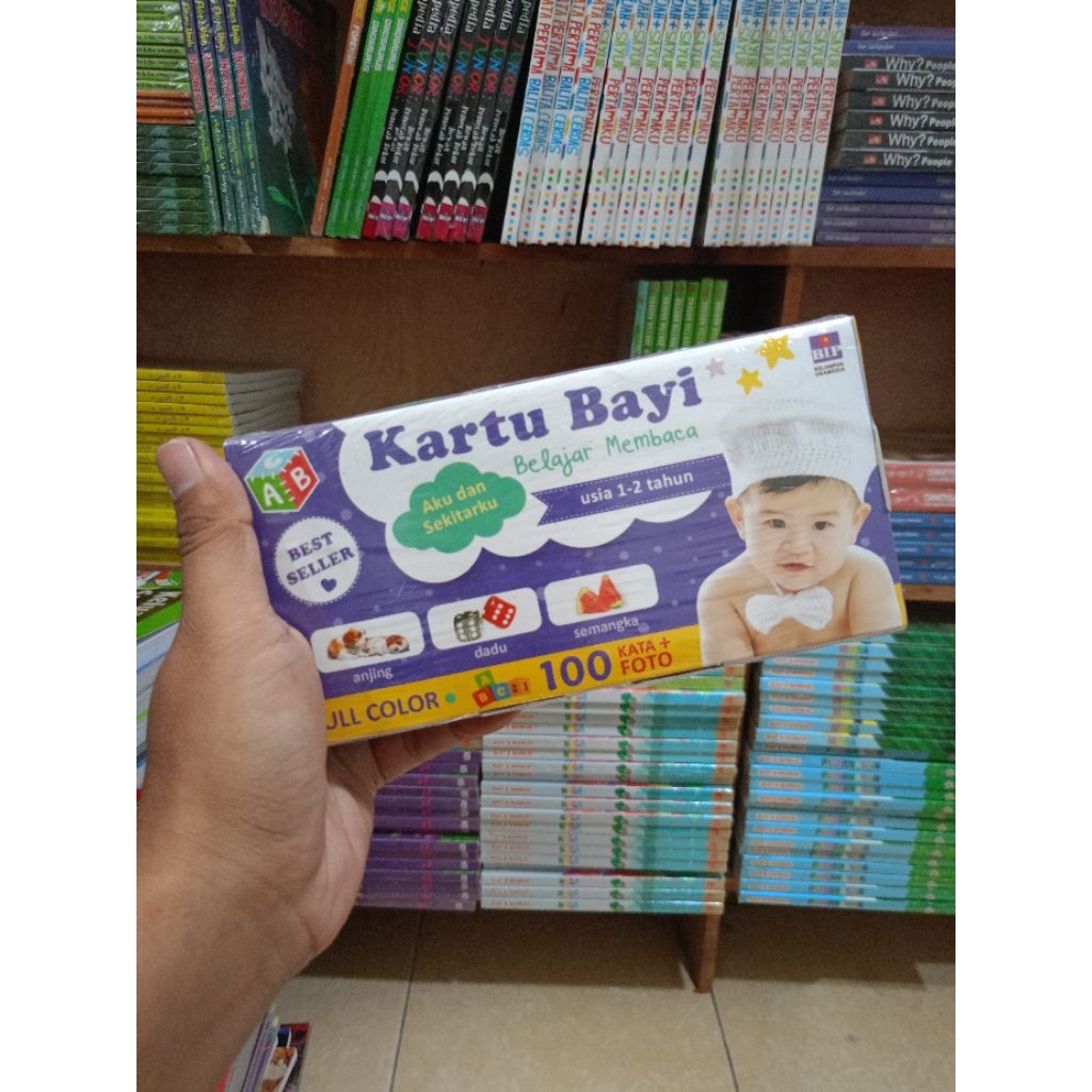 BUKU KARTU BAYI BELAJAR MEMBACA USIA 1-2 TAHUN Buku anak promo