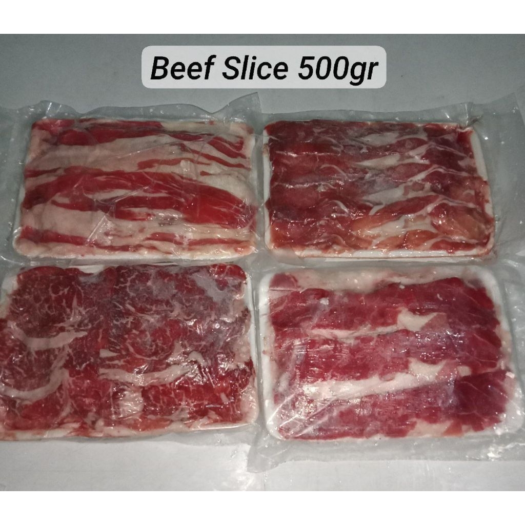 

BEEF SLICE MIXFAT 500GR