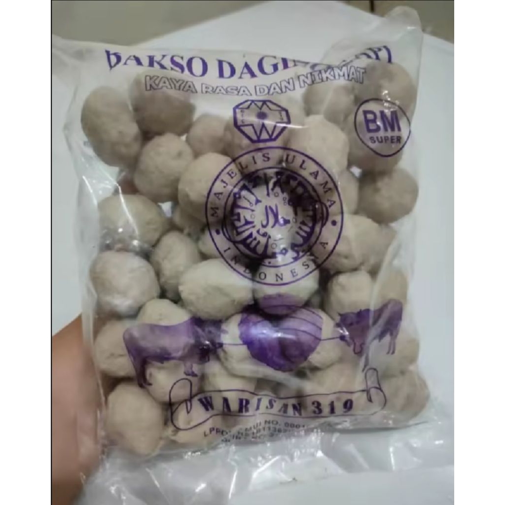 

Warisan Bakso Super Daging Sapi Kaya Rasa Dan Nikmat 600grm Zabir Frozen Food