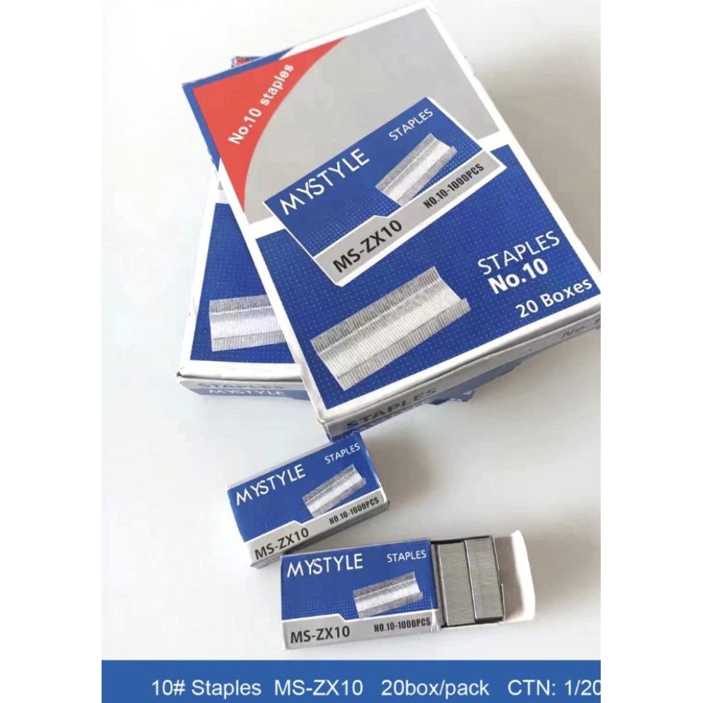 Staples No.10 / Isi Stapler No.10 merek Mystyle / Isi Hekter / Anak hekter Murah