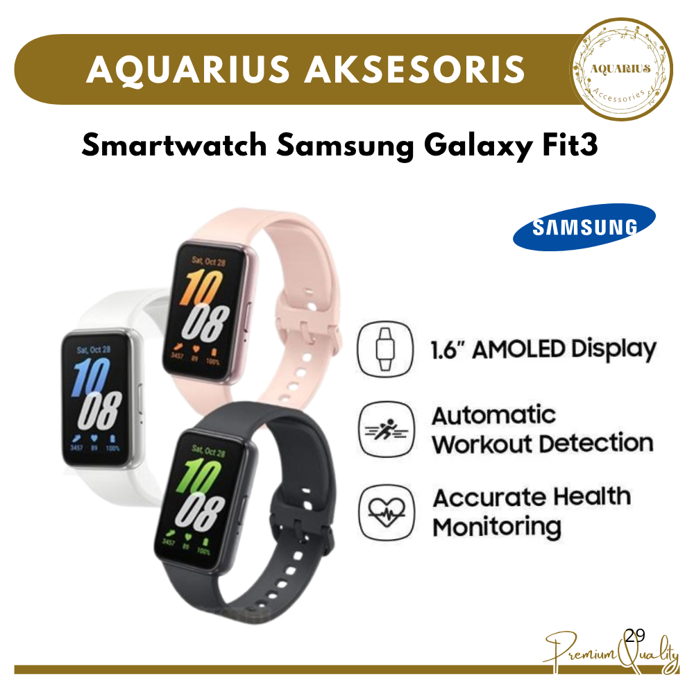 Smartwatch Samsung Galaxy Fit3 Bergaransi Resmi Samsung Original