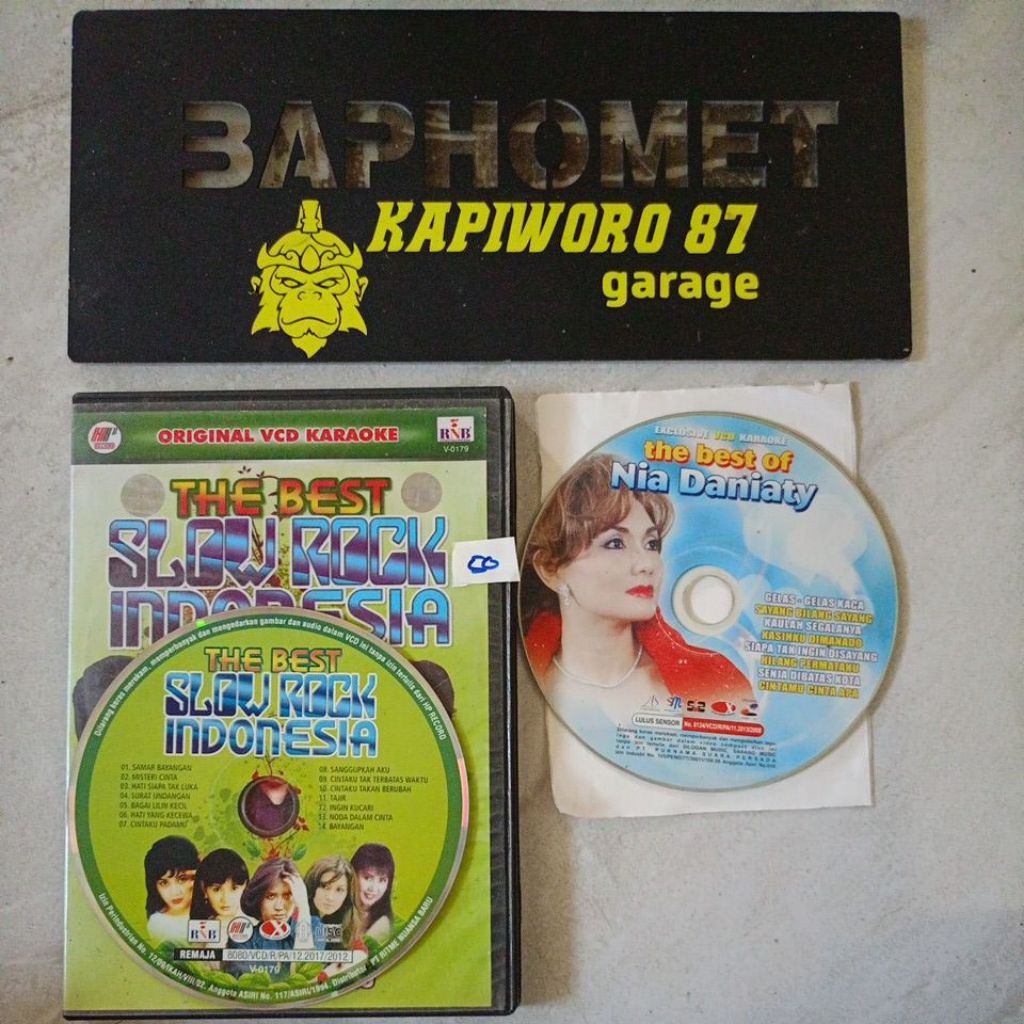 VCD,,,THE BEST SLOW ROCK,,,SAMAR BAYANGAN