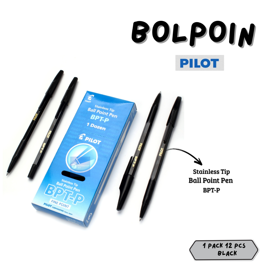 

(PACK) BOLPOIN PILOT BLACK (BALL POINT)
