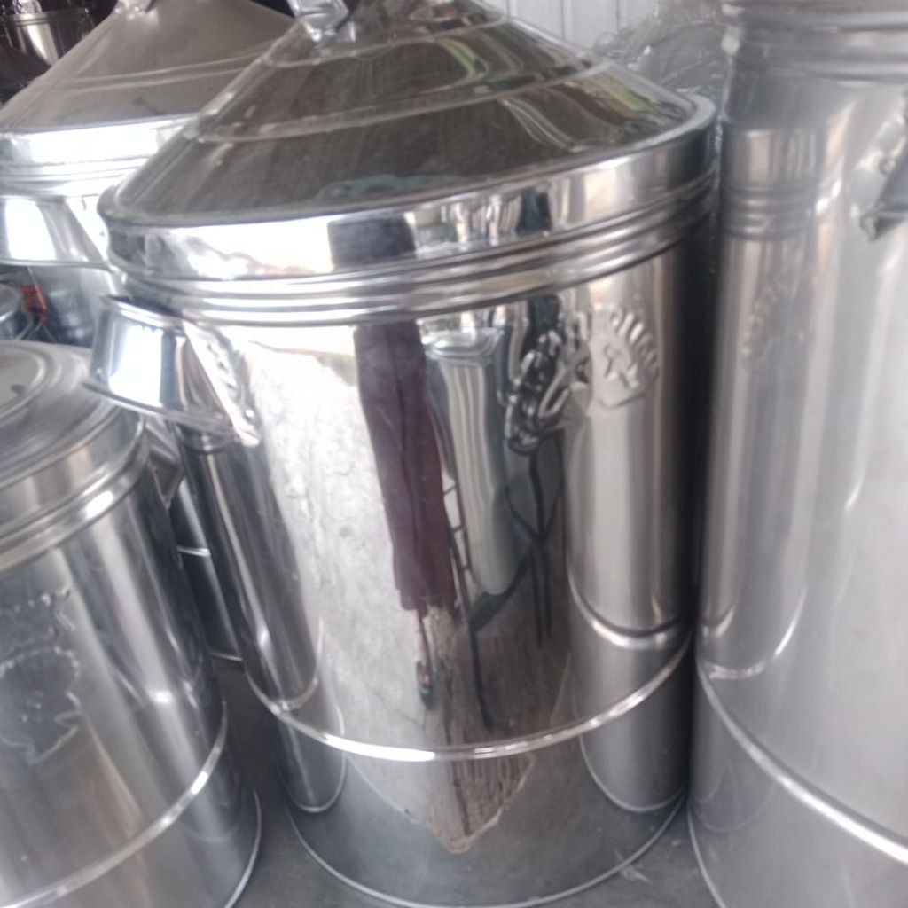 Dandang nasi stenlis anti karat  jumbo 27kg tebal stenlis