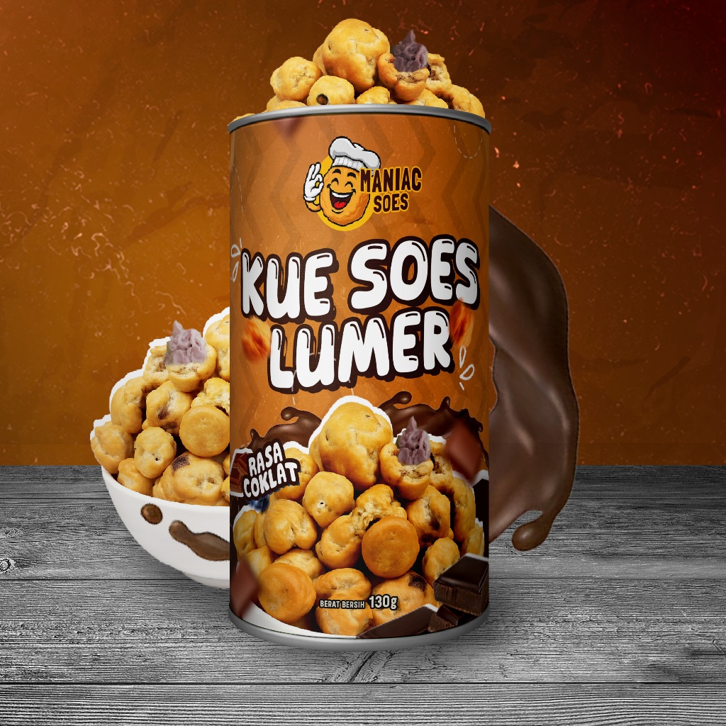 

Soes Kering Premium MANIAC SOES - Rasa COKLAT Renyah, Lumer di Mulut, Tanpa Pengawet & MSG - Aneka Rasa