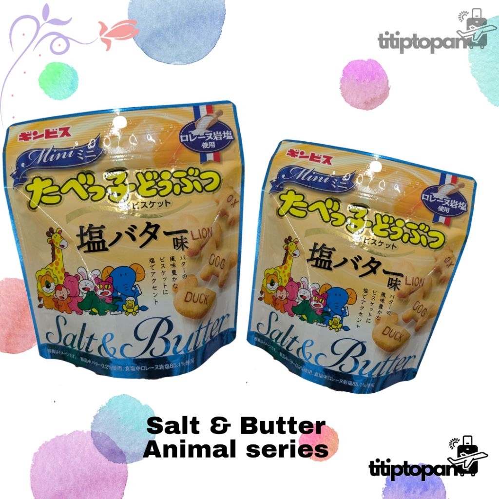 

MINI BITS SALT BUTTER ANIMAL SERIES ORIGINAL JAPAN