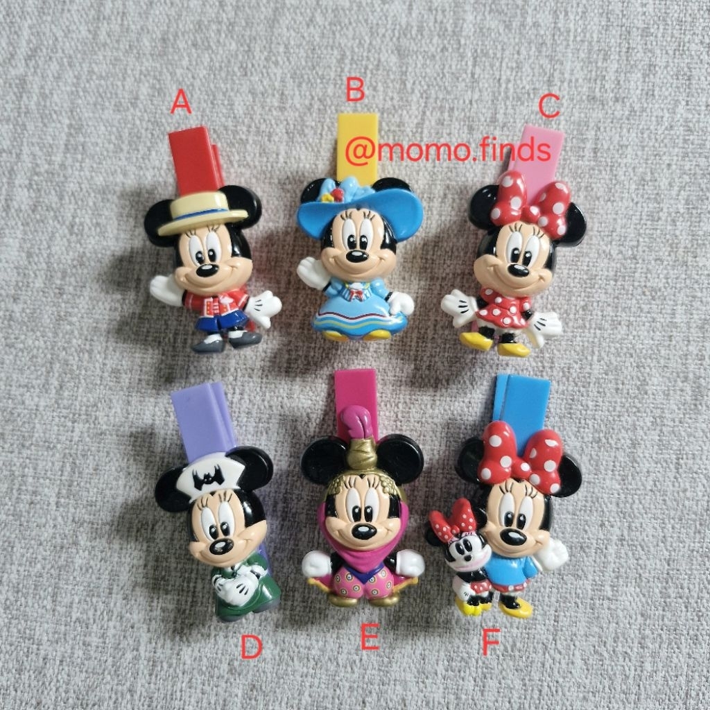 

PRELOVED tokyo disney resort minnie mouse clip kertas - pembatas buku disney - penjepit kertas disney