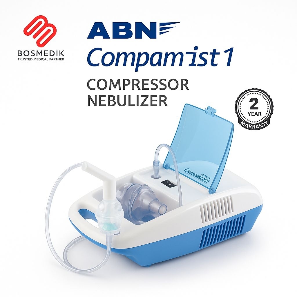ABN Compamist 1 Nebulizer Kompresor Terapi Asma Bronkitis Dewasa Anak Original