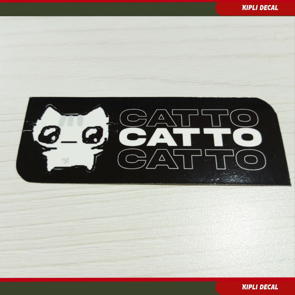 

Stiker "catto" [vinyl-laminasi-glossy]