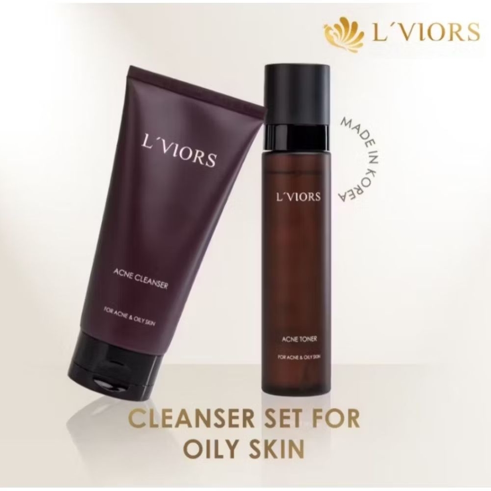 LVIORS ACNE CLEANSER & ACNE TONER