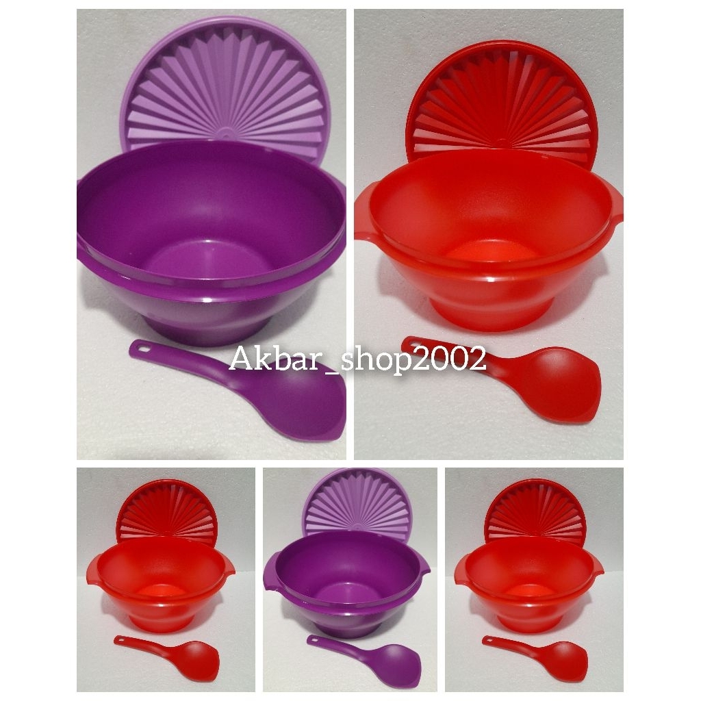 Tupperware large rice bowl pilih warna