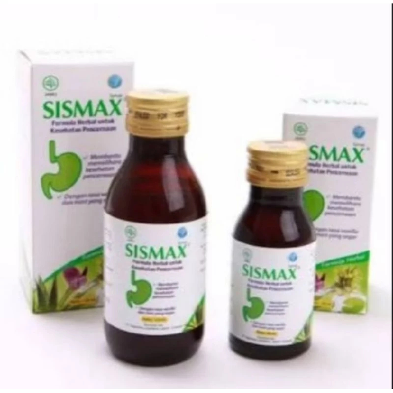 Sismax Sirup Herbal  60 /120 ML - Mengatasi Sakit Maag Kembung Asam Lambung