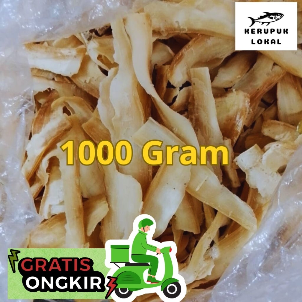 

aneka semua jenis kerupuk mentah/loncis/kerupuk singkong iris/kerupuk singkong