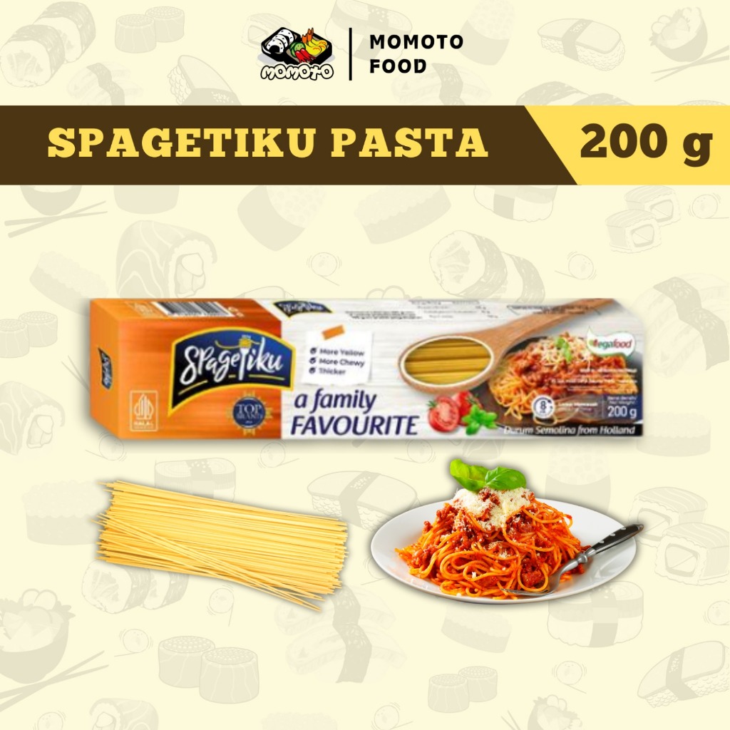 

Spagetiku 200 gram Spagheti Pasta Long Spaghetti