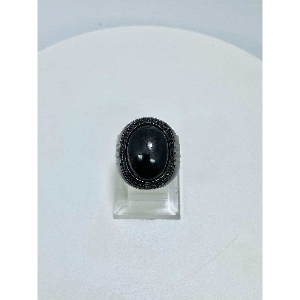 Cincin Batu Akik Kecubung Wulung Super Natural