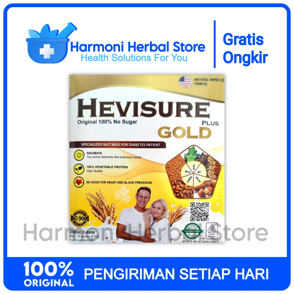 

Paket Murah Hevisure Gold Susu Untuk Penderita Diabetes Kencing Manis Original Asli