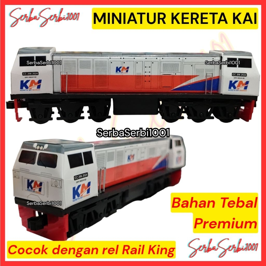 MINIATUR KERETA API / DIECAST KERETA API / KERETA INDONESIA