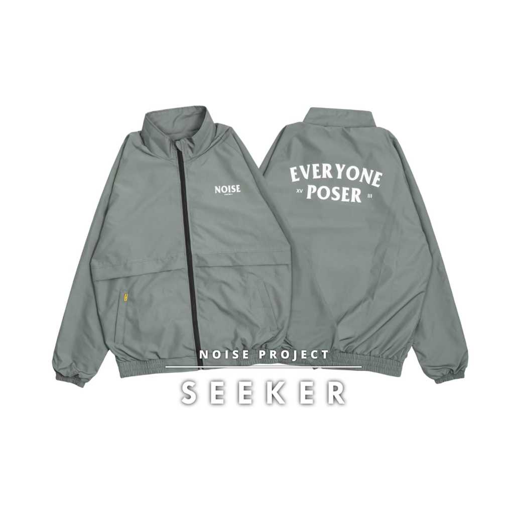 Jaket tracktop // tracksuit SEEKER noise projeect original BRAND Jaket - POSER -