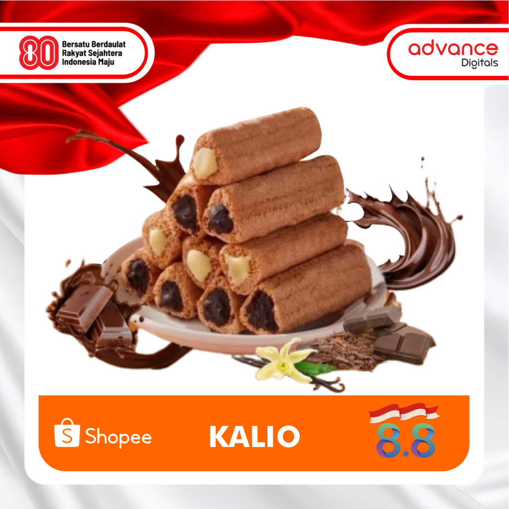 

Wafer KALIO / Snack Biskuit Coklat kalio Taiko stick/snack rasasusu/camilan cokelat/jajanan murah/camilanRamadhan/hadiah Batang cokelat panjang dengan sudut cokelat berisi isian/kue kering berbentuk balok Kelio Pisket Kering dengan Rendah dan Coklat