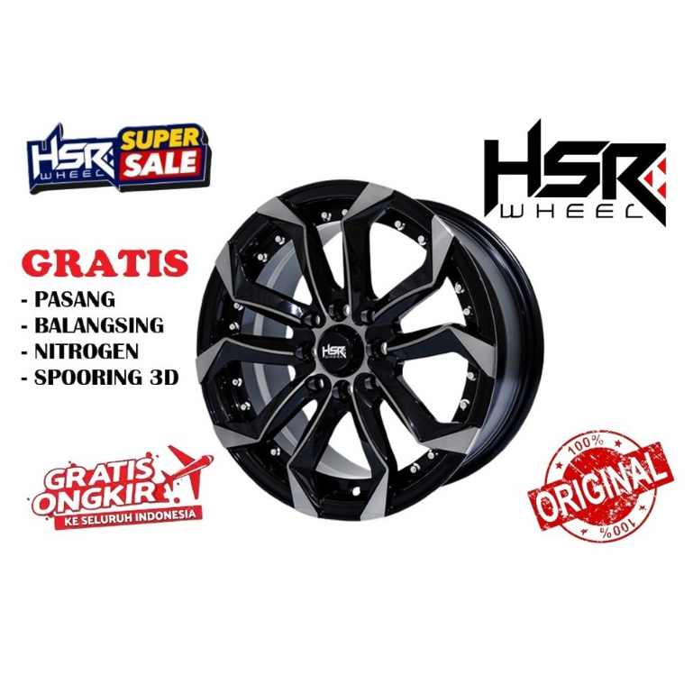 VELG MOBIL R15 HSR LABANG TERBARU UNTUK MOBIL JAZZ,YARIS,BRIO,AVANZA DLL
