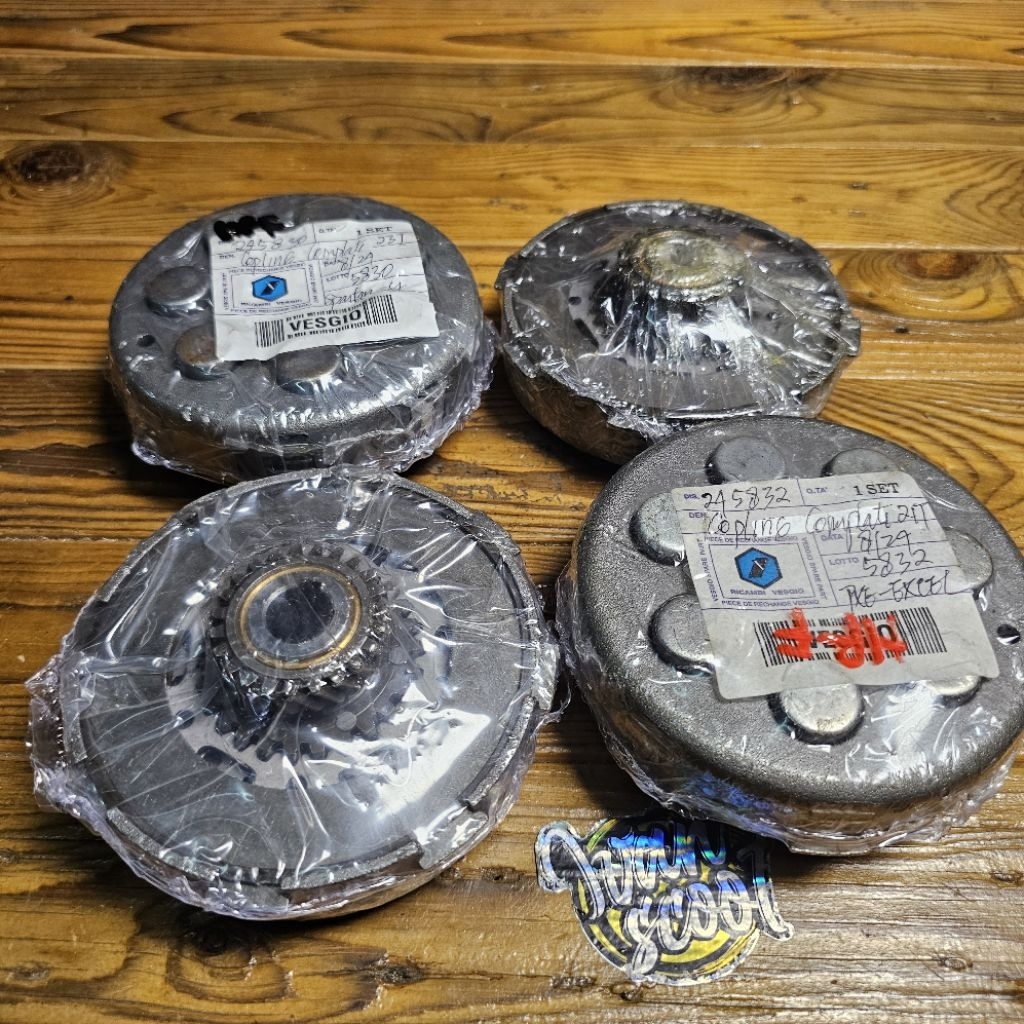 Kopling Set Vespa Spartan Strada Gigi 23T Kopling Assy Vespa Per 7 Gigi 23