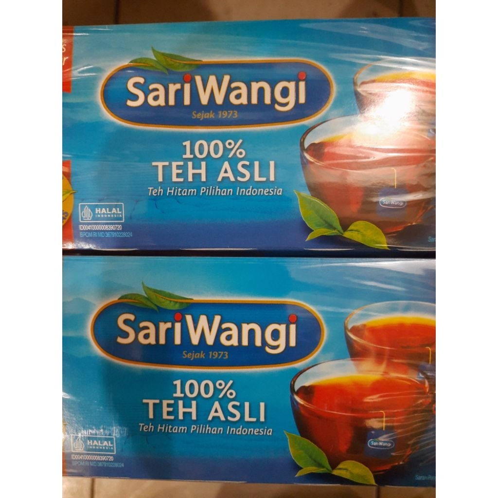

[ FREE CANISTER CANTIK ] Sariwangi Teh Asli Tea Bag 25