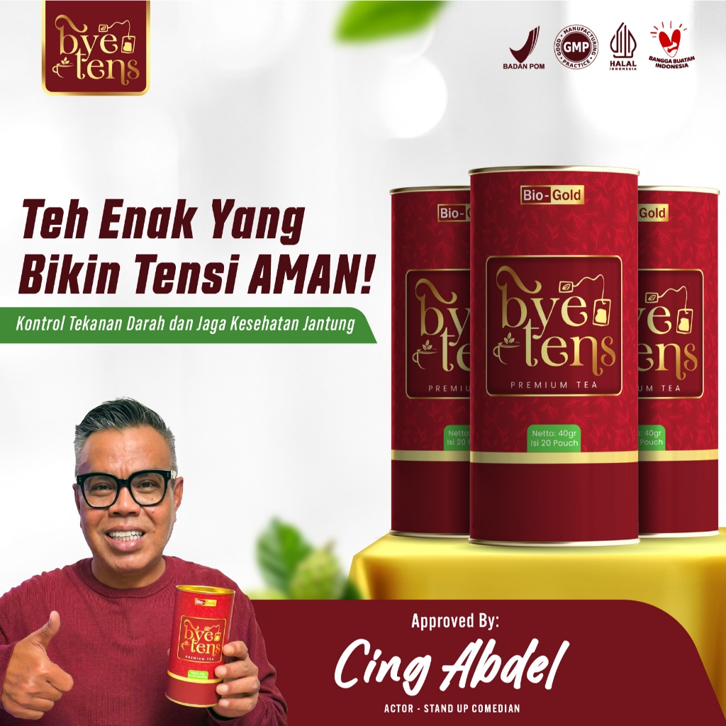 

BYE TENS - Bundling 3 Pcs Premium Tea Herbal Bantu Mengatasi Hipertensi Darah Tinggi Kolesterol