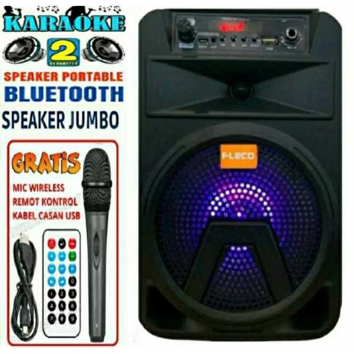 SPEAKER SUBWOOFER AKTIF Km-7801 Speaker Subwoofer aktif Super Basss 8.8inc Subwoofer aktif Gratis Mi