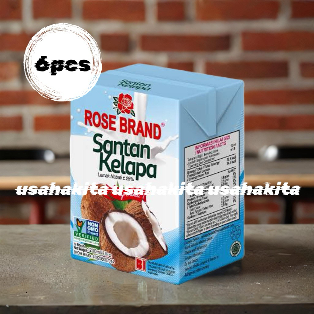 

Santan Rose Brand 200ml (6pcs)