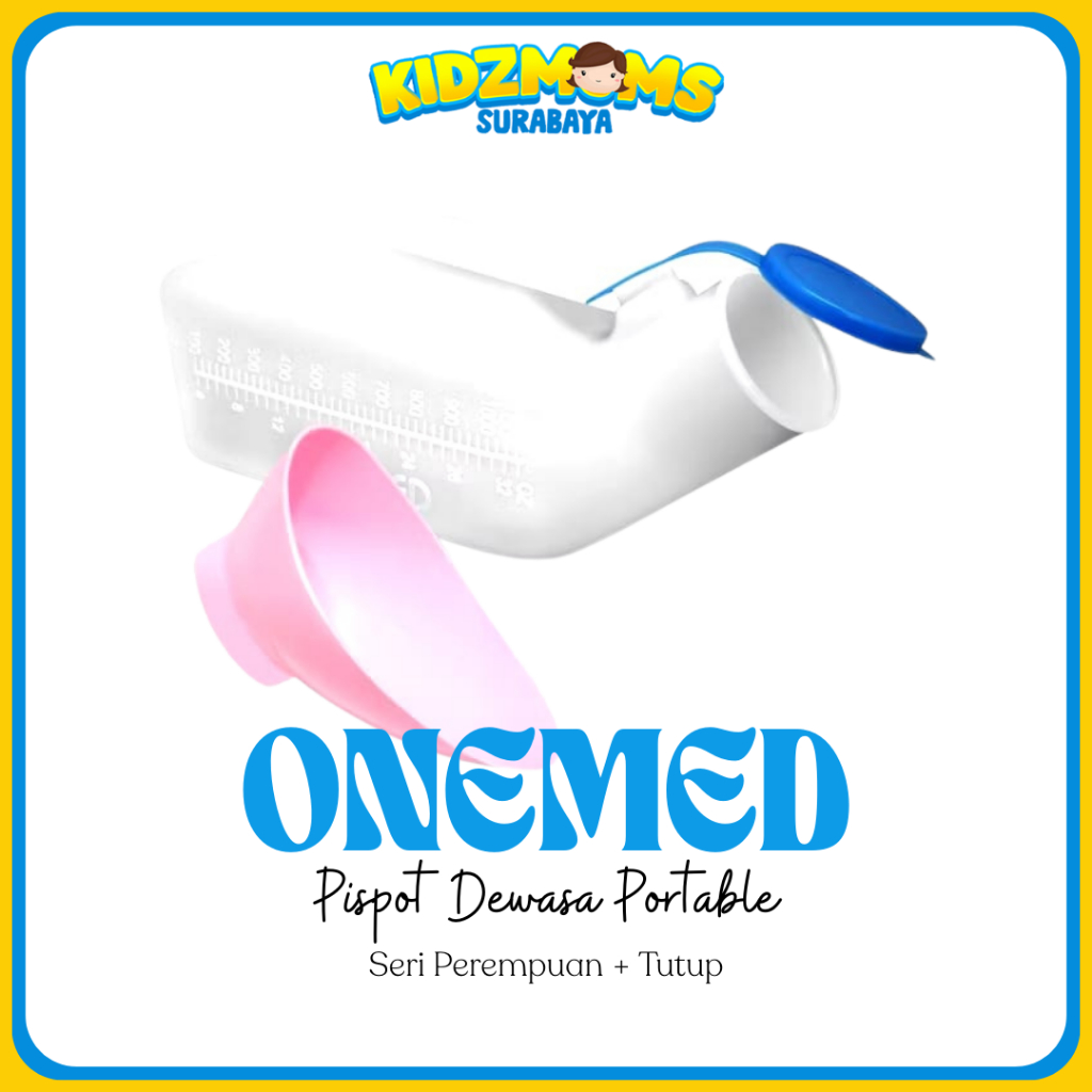 Urinal Pispot Onemed Perempuan / Pispot Wanita Pispot Perempuan + Tutup