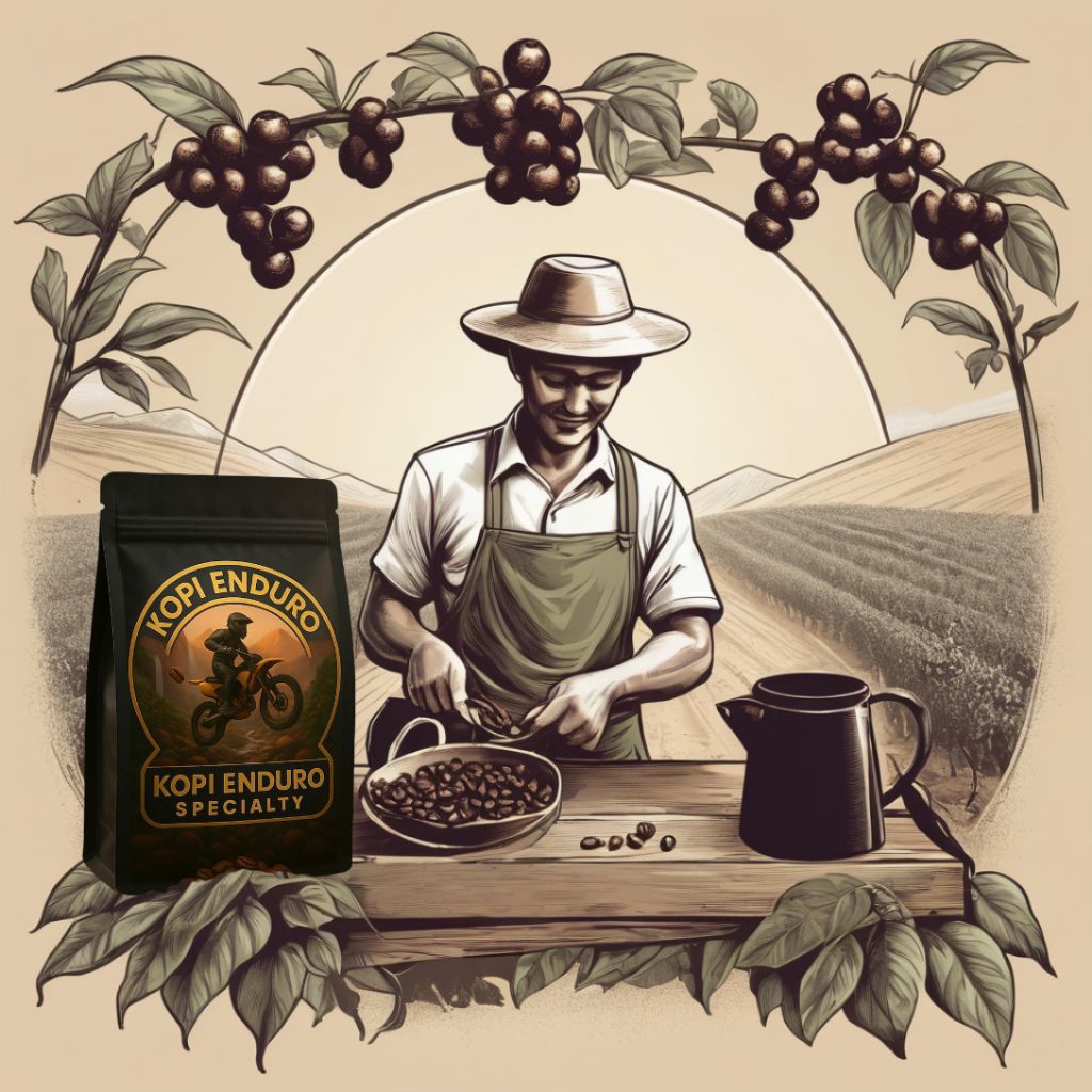 

Enduro Kopi Specialty Grade (100 gram) Honey Process | Bubuk Kopi & Biji Sangrai (Roasted Beans) | 100% Arabika Lokal | Fresh Roasting