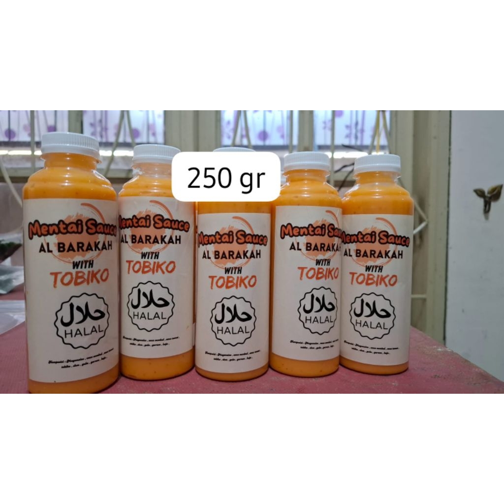 

Saus Saos Mentai dengan Tobiko AL BARAKAH