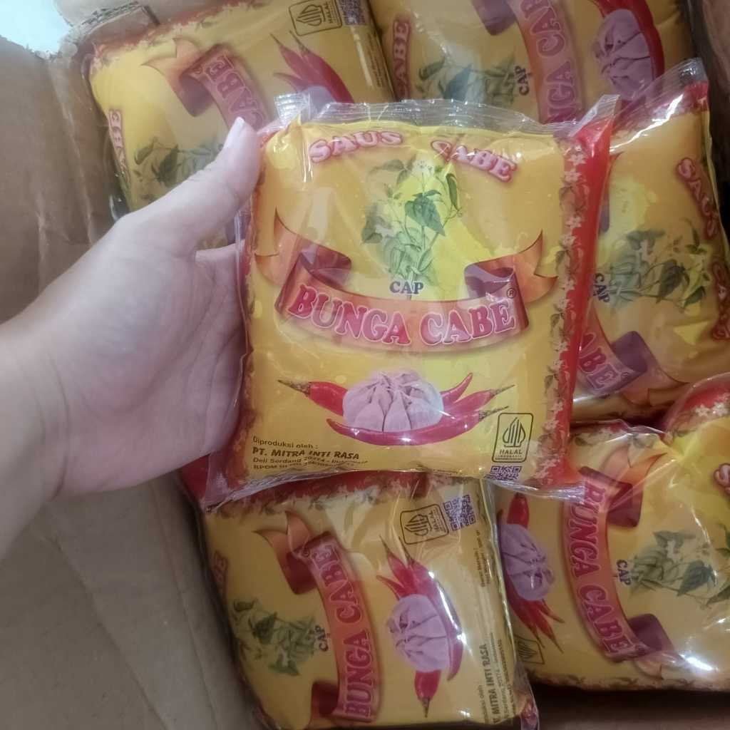 

Saus Sambal Cap Bunga Cabe 500 gram