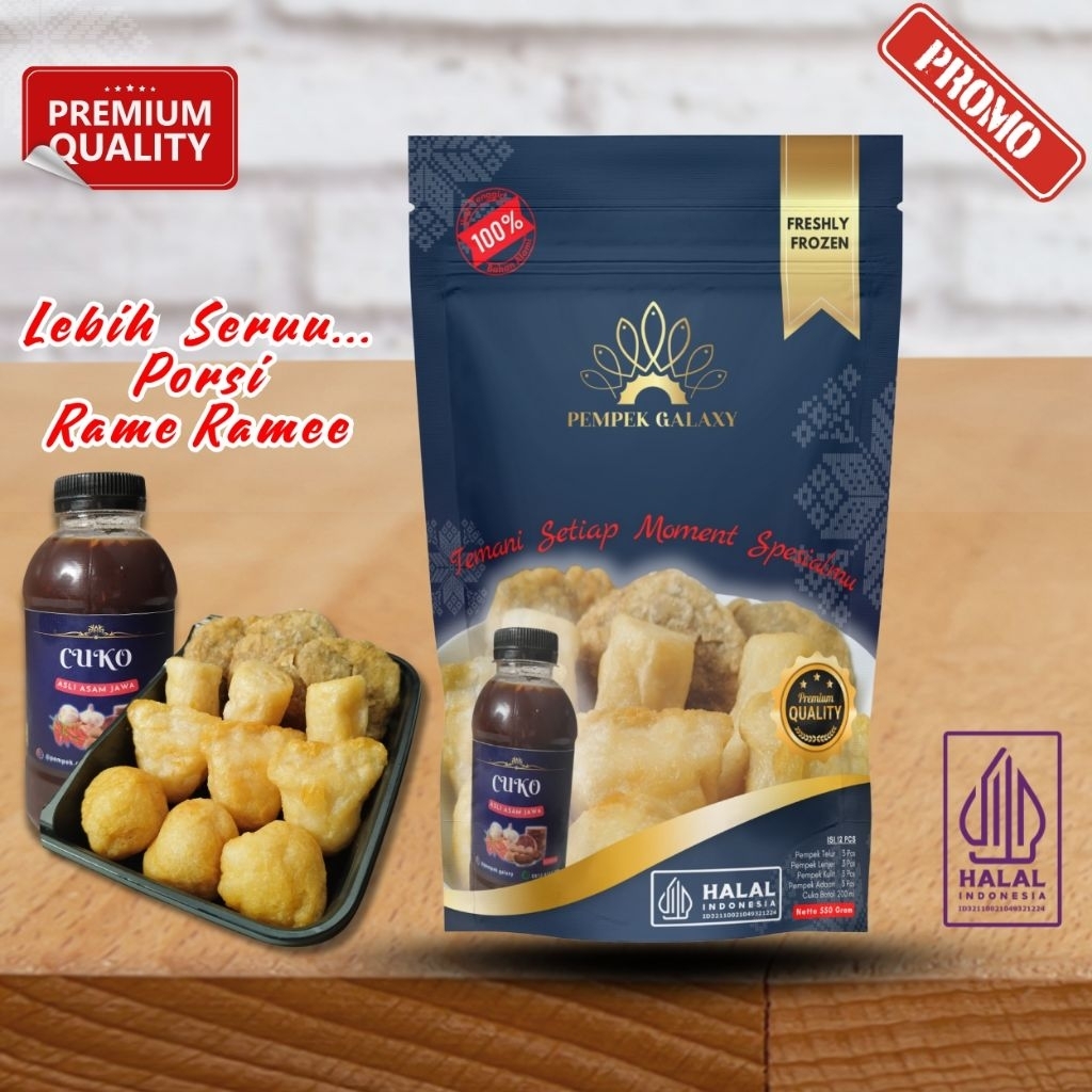 

Paket Pempek Palembang Ikan Tenggiri Asli 12 pcs