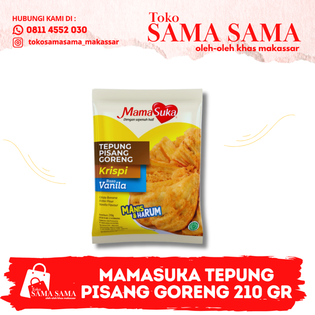 

MAMASUKA TEPUNG PISANG GORENG 210 GR