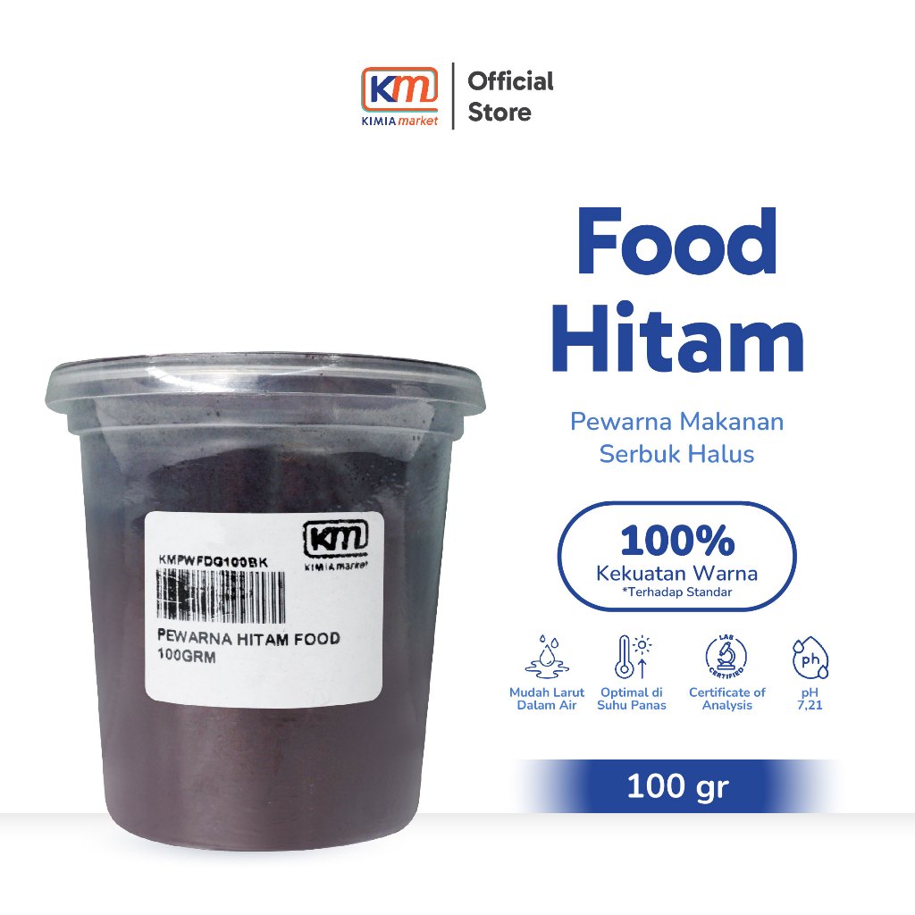 

Pewarna Makanan Warna Hitam Food Grade 100gr
