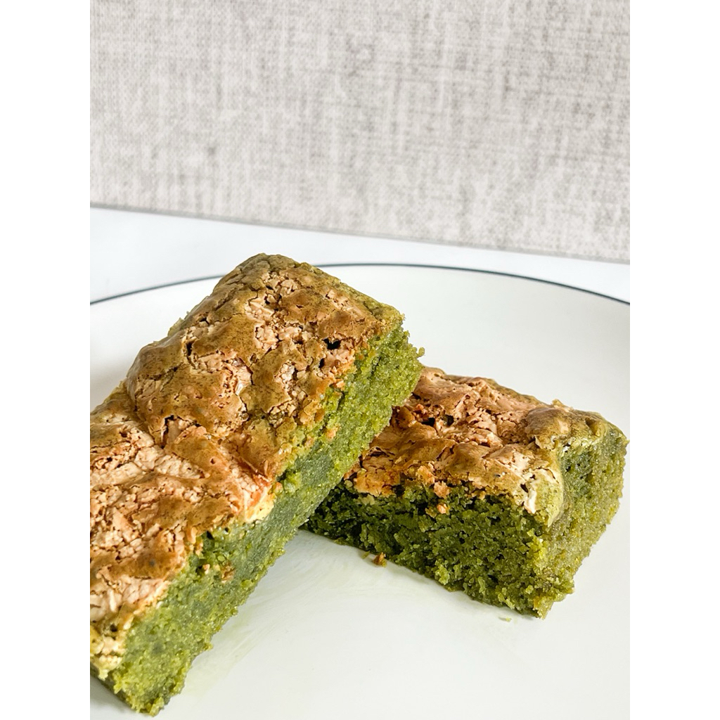 

[SAME DAY] Amatokeki Matcha Fudgy Brownies 10x10 CM / Personal Size