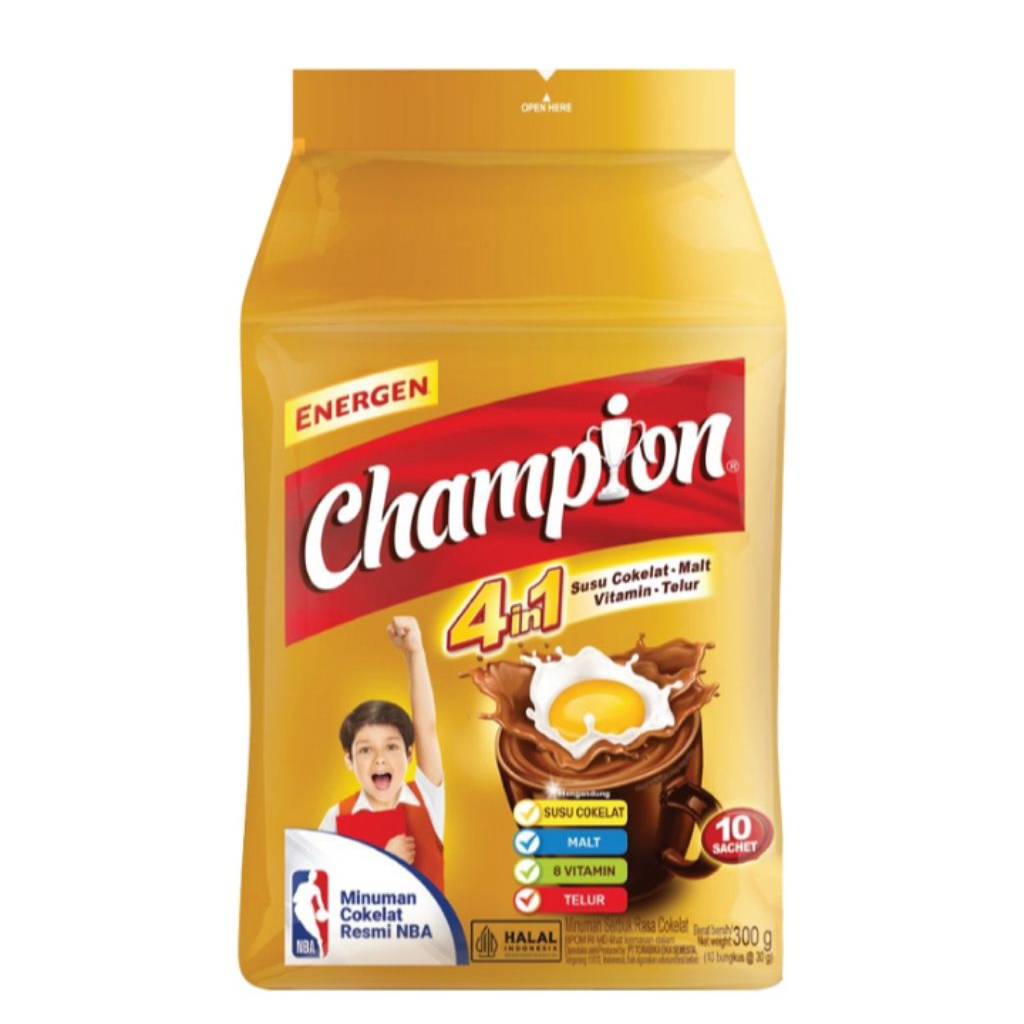 

Energen Champion Minuman Sereal Bubuk Cokelat Sachet
