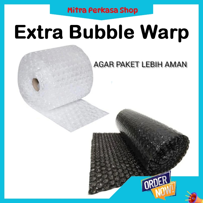 

EXTRA BUBBLE WRAP UNTUK TAMBAHAN PACKING PRODUK YAANG BISA PECAH