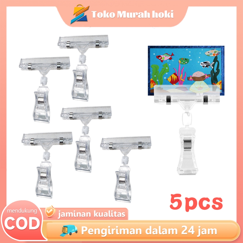 

5pcs Penjepit Label Harga Jepitan Harga Price Tag Clip Jepit Harga Obral Untuk Supermarket Dan Toko